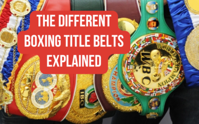 The Different Boxing Title Belts Explained