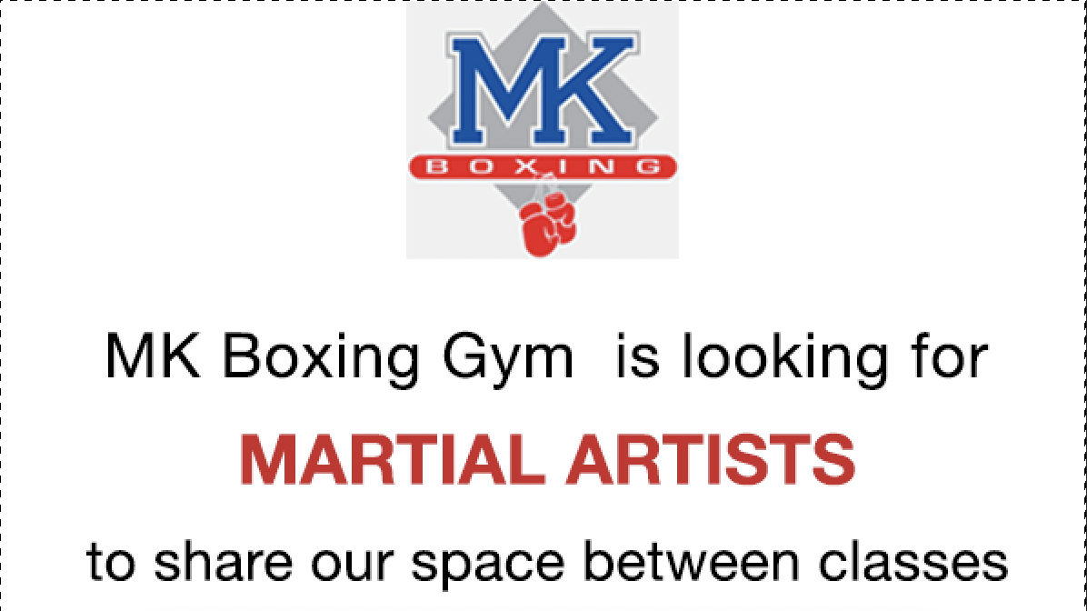 We are looking for other Martial Artists to share our space during our quiet time between classes, and do not conflict with our schedule of classes. Examples would be Judo, Tai Chi, Kung Fu, Akido, Hapkido, Karate etc. If you know of someone that may be losing their space, or someone new starting out, that would be a great referral. We will also pay a referral fee of 150.00 dollars, 30 days after a signed commitment.