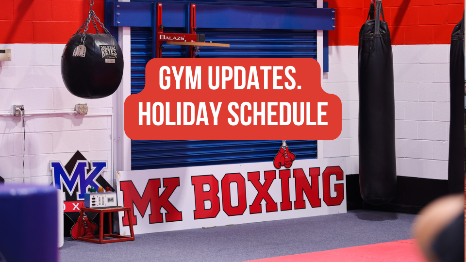 Holiday Schedule, Kids Boxing Classes in January