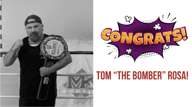 A Huge congratulation to Tom “The Bomber” Rosa, who has been inducted into the Masters Boxing Hall of Fame!