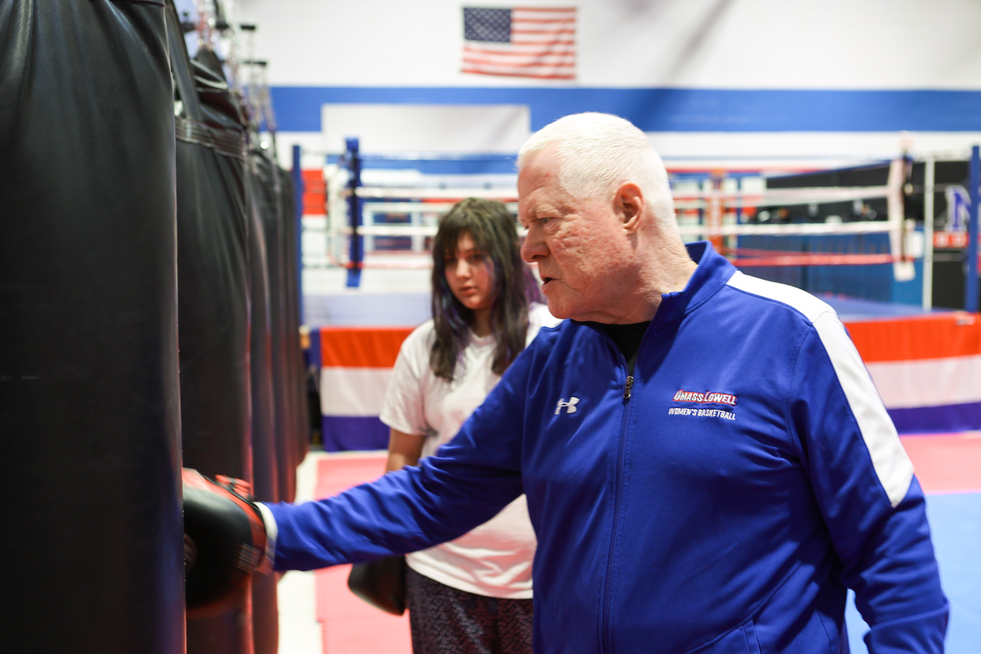 ready to train with coach Mike Knox